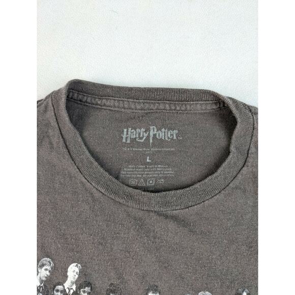 Harry Potter Dumbledore's Army T Shirt Size L Gray Graphic Hermione Luna Neville - Picture 8 of 8